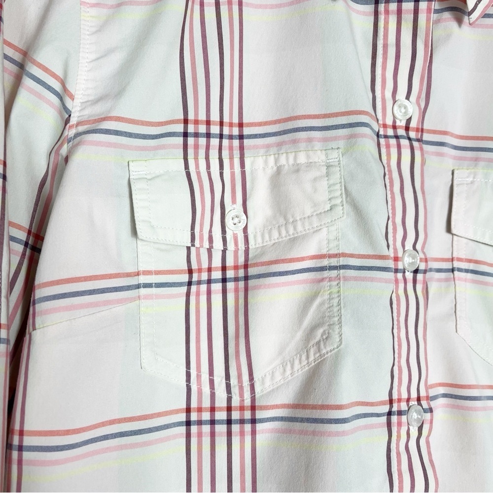 Patagonia Button Up Shirt Women’s 10 Plaid Roll Tab Gorpcore Outdoor Lightweight - Picture 7 of 7